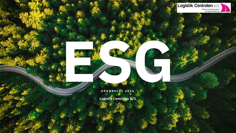 ESG rapport Logistik centralen 2024